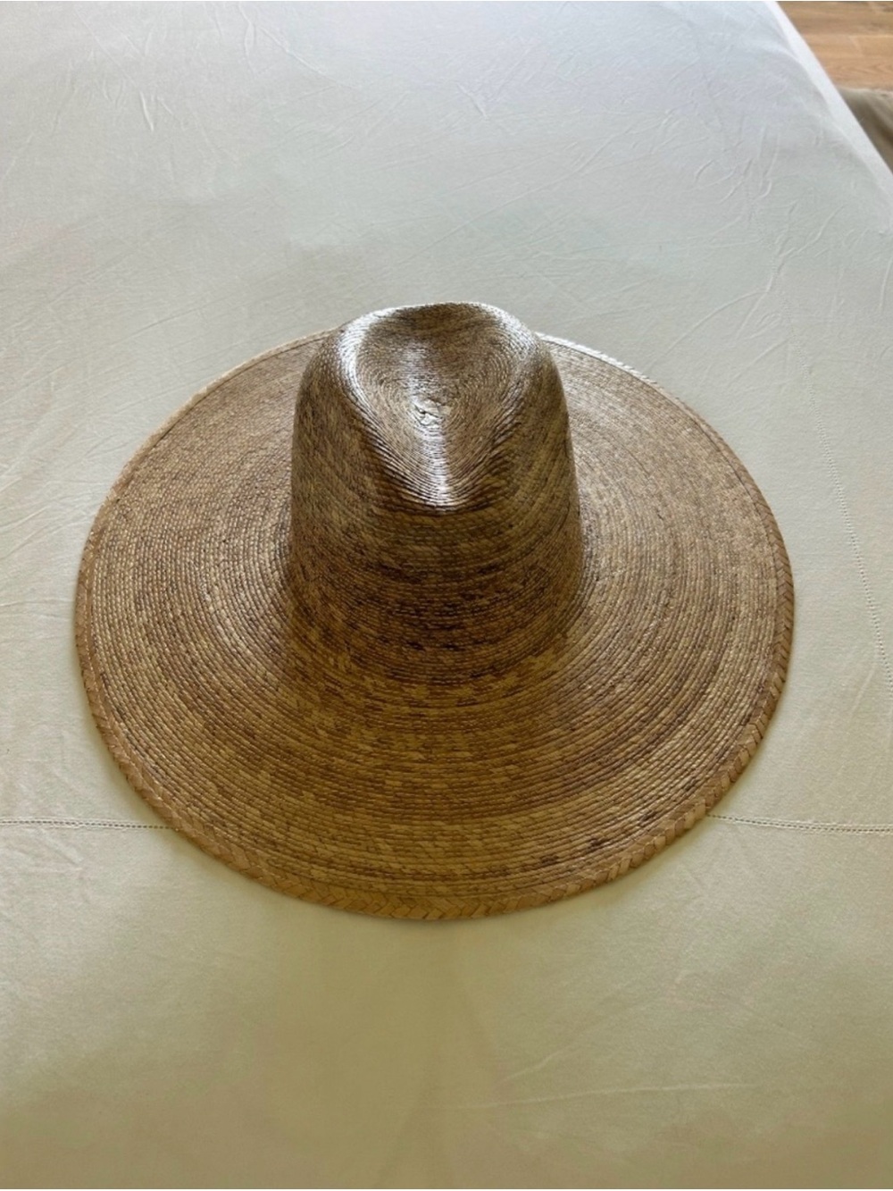 Lack of Color Palma Wide Fedora Hat BNWT Natural Palm Straw Wide Brim Sun Hat - Picture 3 of 7